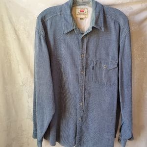 Vtg Long Sleeve Levi's Button Down. Sz Large